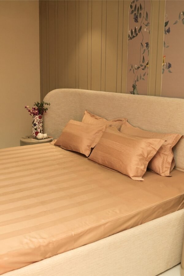 Jacquard Luxe Lines – Sand 400 TC