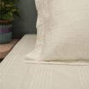 Jacquard Luxe Lines – Pearl White 400 TC