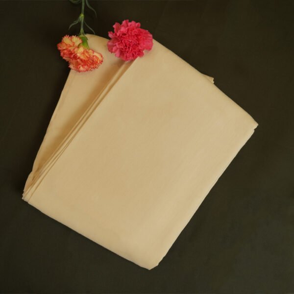 Reysha Solid Colour Premium Cotton Bedsheet- Sunlit Honey 200 TC - Image 4