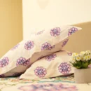 Reysha Digital Print Colour Premium Cotton Bedsheet- Peacock Meadow 400 TC